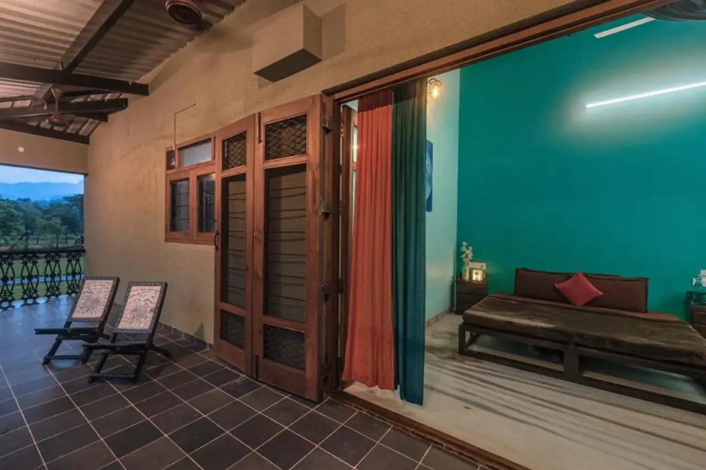 SaffronStays Ambaram - 3BR countryside villa with verandah, bonfire & riverside trails near Imagica & Pali Temple
