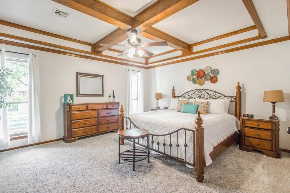 Spacious Retreat With Shaded Yard & Games 4 Bedroom Home by RedAwning