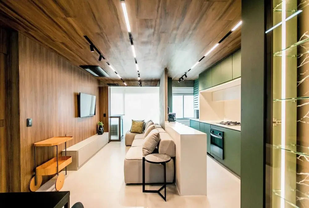 Apartamento Climatizado com Garagem em Alphaville