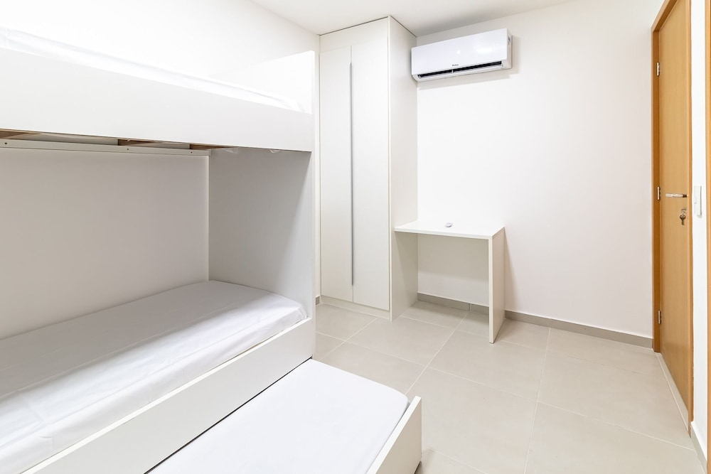 APTO Próximo à Praia | Varanda Gourmet | Climatizado | San Martin | Destino BSM 203A