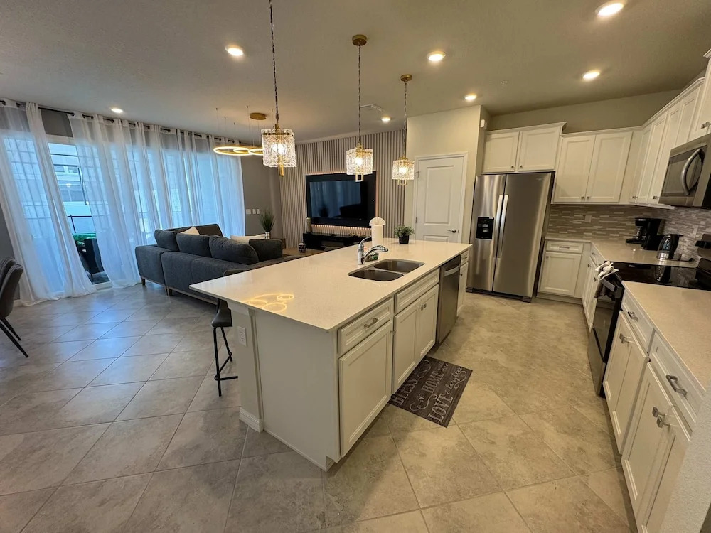 Magical 5BR w Pool Minutes From Disney 16161