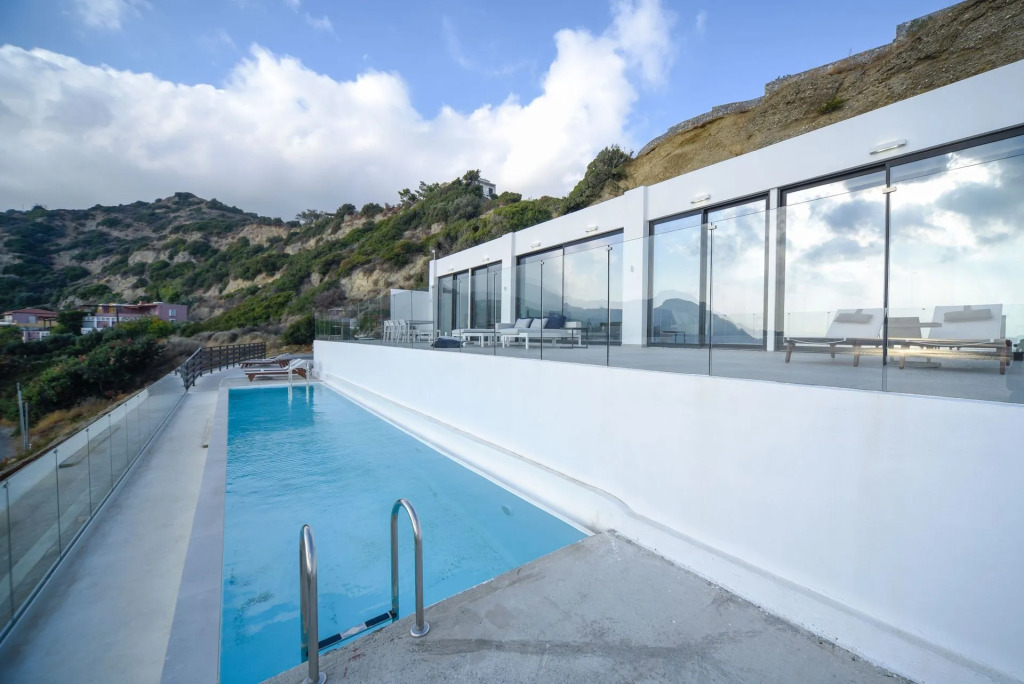 Villa Nostos Plakias beachfront sea view privet pool