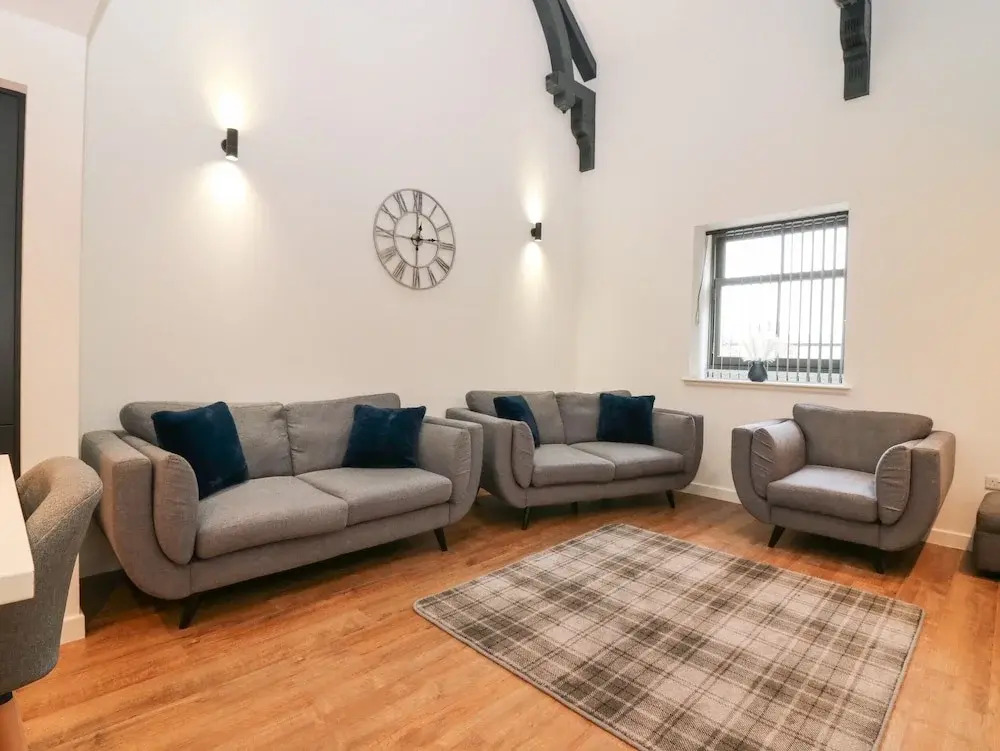 The Reception Room at The Institute Executive Apartments