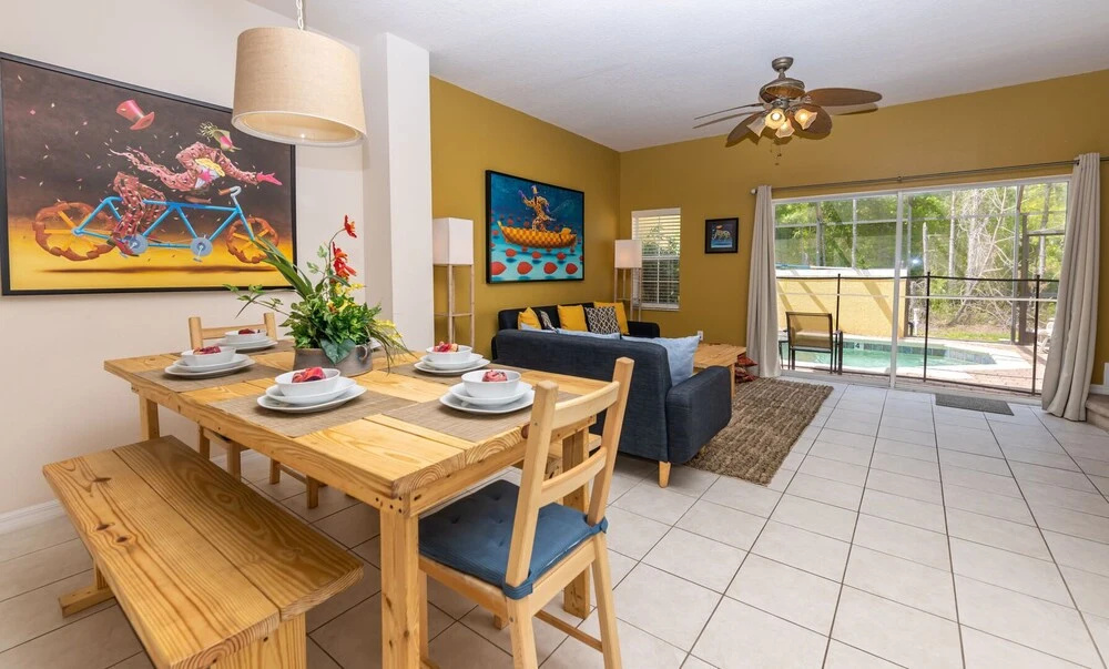 Magical 3Bdr 2bth for 6ppl with Pvt Pool With Huge Clubhouse and amenities near Disney Parks