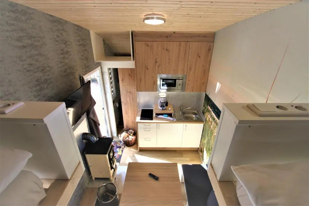 Tiny Joy Tiny House auf dem Campingplatz Strandgut