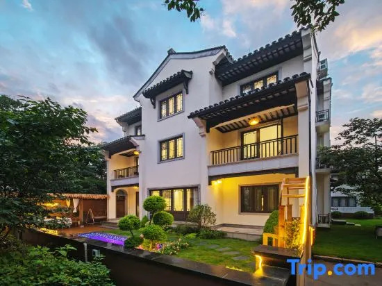 Anji Creek, Starry Sky Swimming Pool, Parent Child Vacation Villa Luxury Creek Stay
