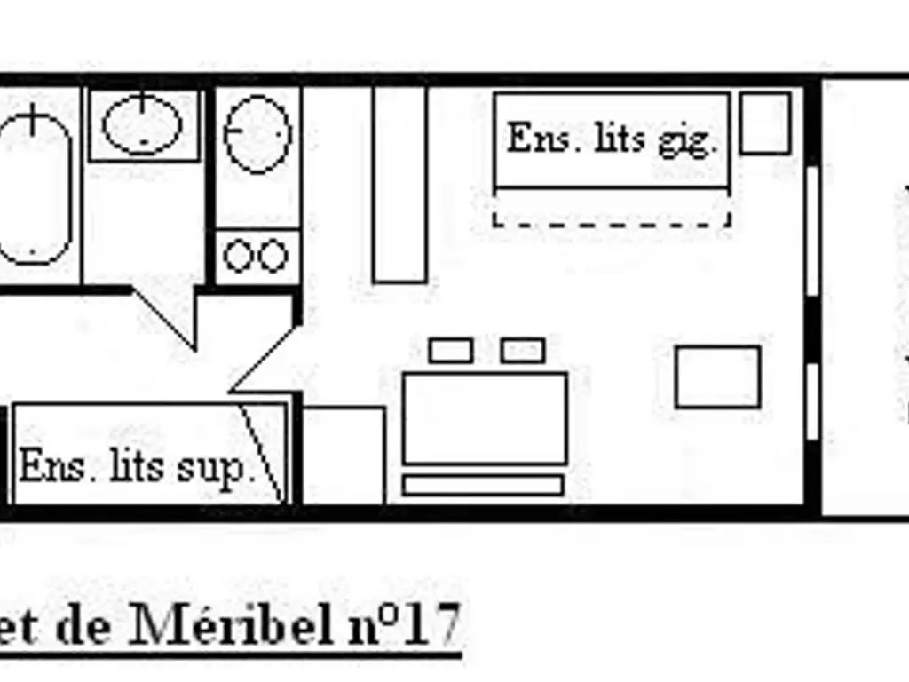 Appartement Méribel, 1 pièce, 4 personnes - FR-1-180-6