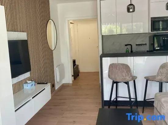 New Studio Apartment in Cannes with Private Parking and Swimming Pool