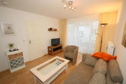 Ferienwohnung Strandkieker mit Balkon