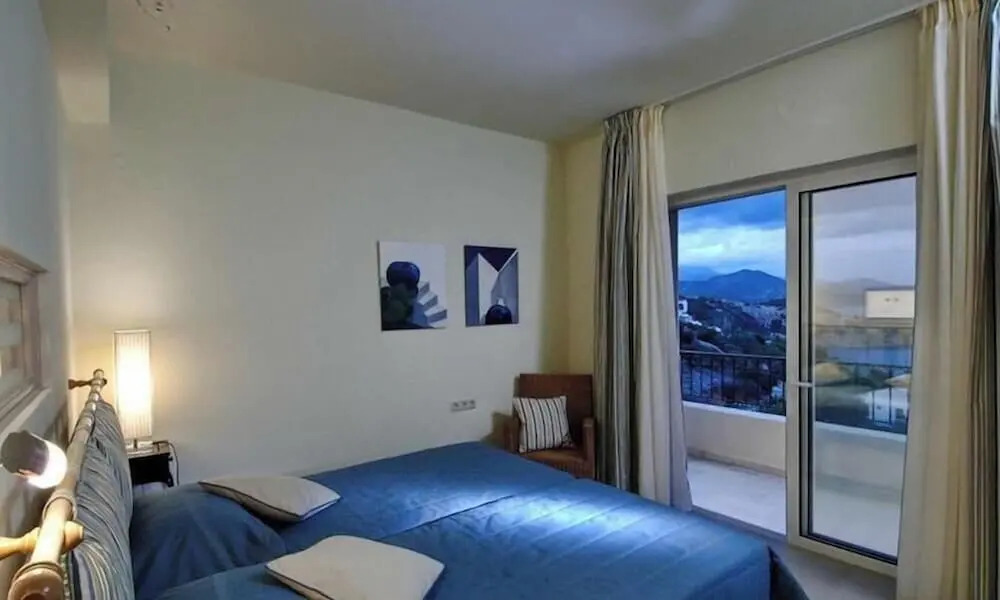 Villa Ouranos our dream in blue and cream with seaview and pool
