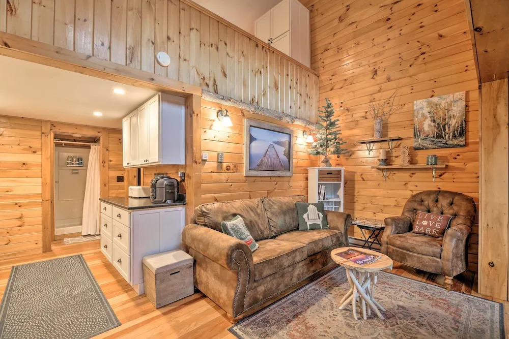 Pet-friendly Adirondack Cabin w/ On-site Lake