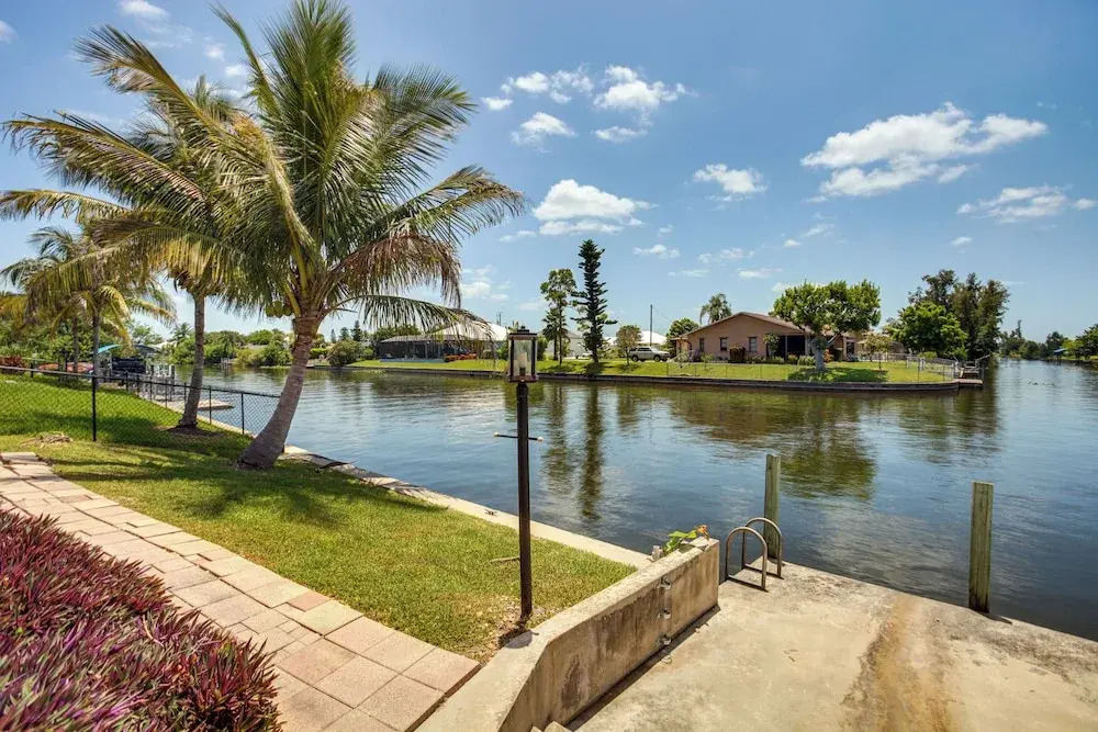 Dock & Outdoor Oasis: Waterfront Cape Coral Home