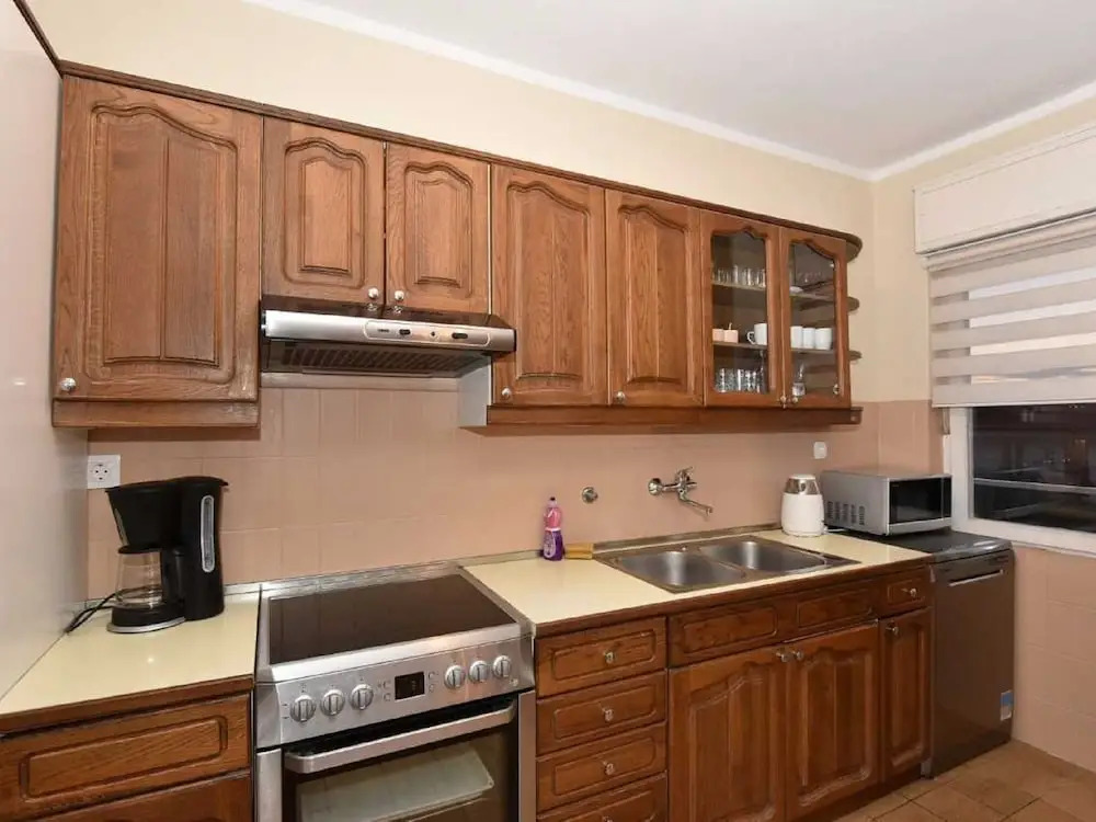 Spacious Apartment in a Quiet Area, 3 Bedrooms With Balcony, Nice Garden, BBQ