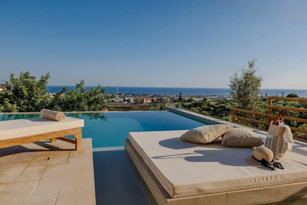 Malia Vista Villa with Panoramic Sea View and Private Pool