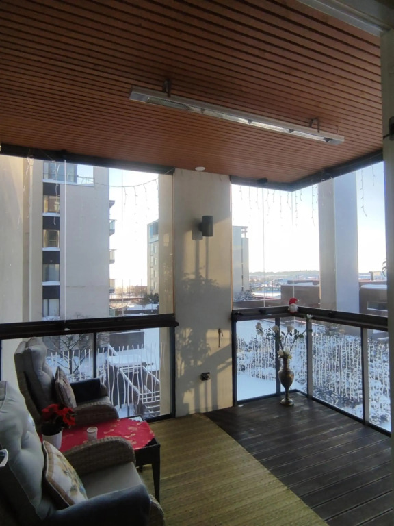 A luxurious aprtm with a sauna and terrace Netflix