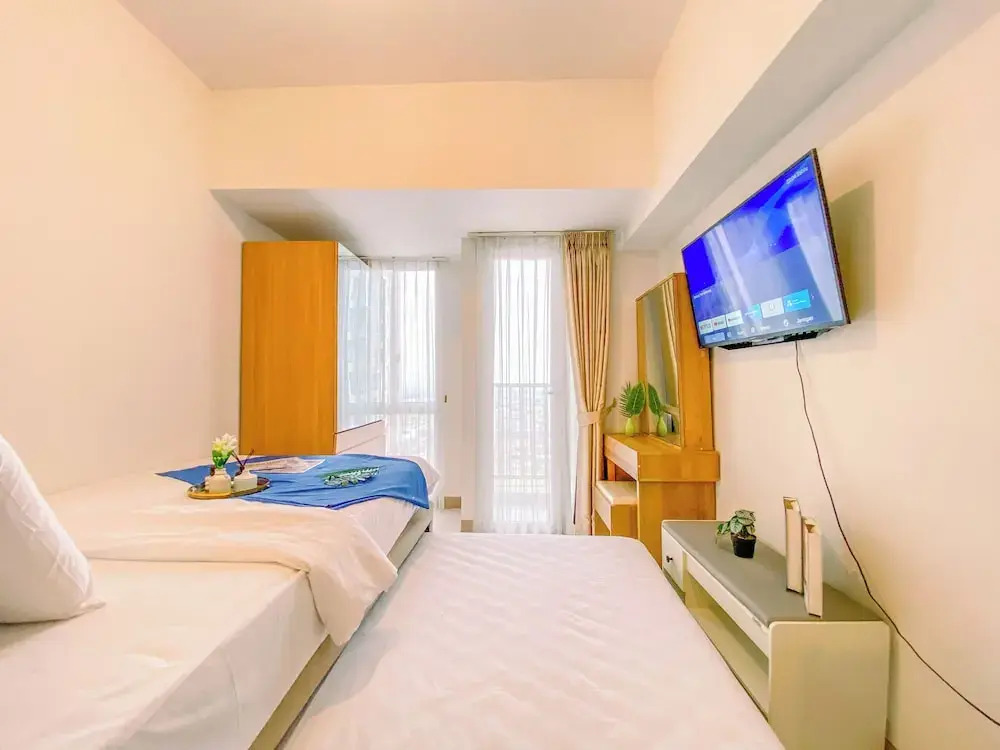 Serene Studio At 25Th Floor Apartment Tokyo Riverside Pik 2