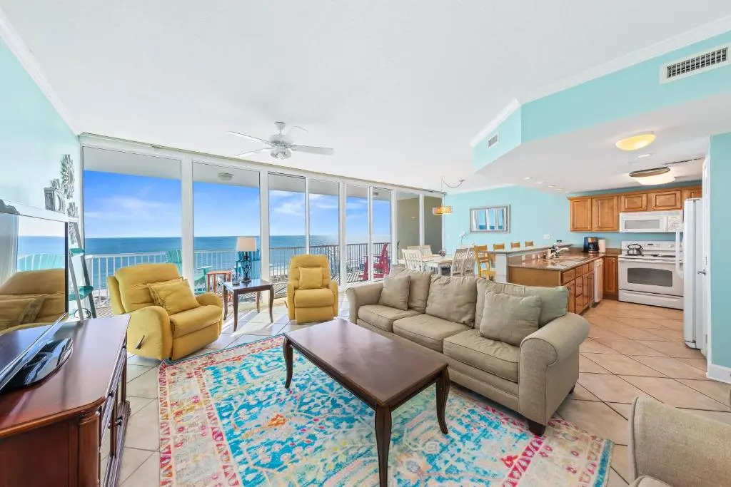 Spacious 3BR 3Bath 12th Floor, Million-Dollar Gulf Views