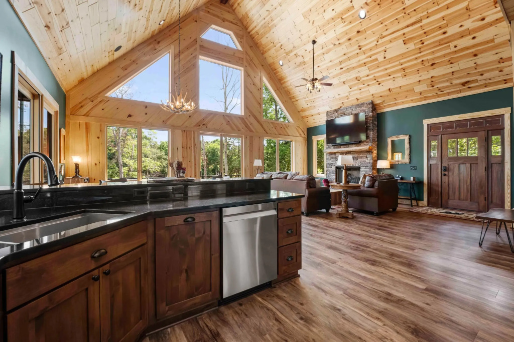 Luxe Lakefront Retreat w/ Pool, Hot Tub, Theater & Private Dock Sleeps 20+