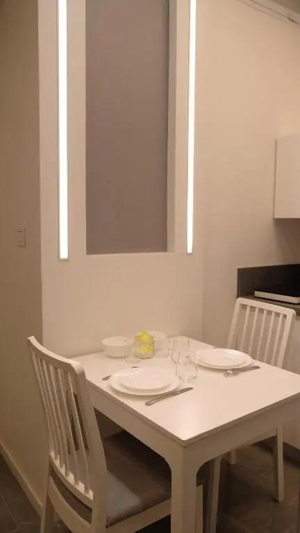 dining room,bedroom and balcony