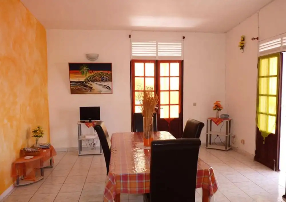 Apartment With 3 Bedrooms in Le Gosier, With Wonderful Mountain View, Furnished Terrace and Wifi - 6 km From the Beach