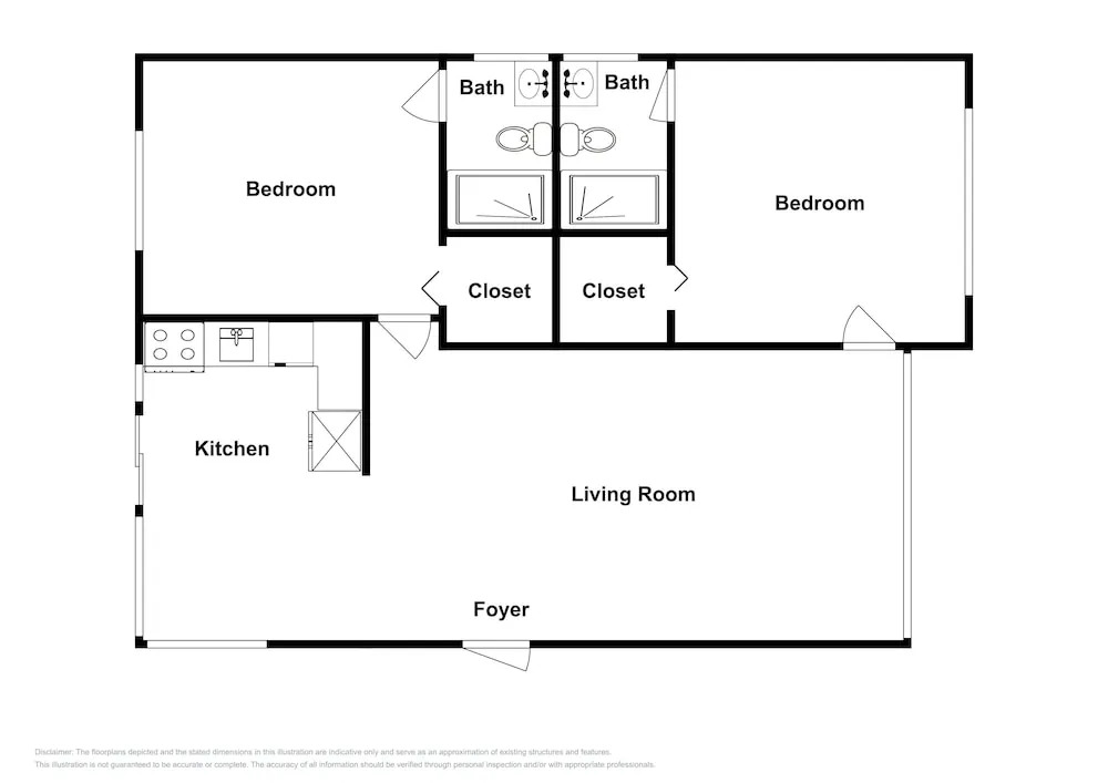 The Villas Of Las Olas Sun-kissed W/ Pool 2 Bedroom Hotel Room