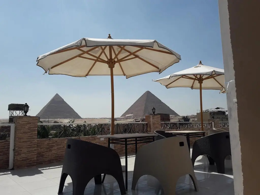 Green pyramids view
