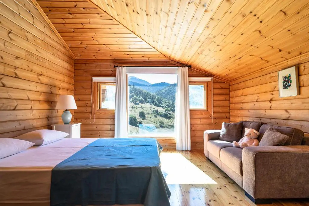 Luxury Chalet Villa on Mountain Top in Kalavryta with amazing view