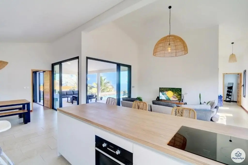 Villa Aïna - Piscine 4 étoiles - Vue mer - Saint Leu