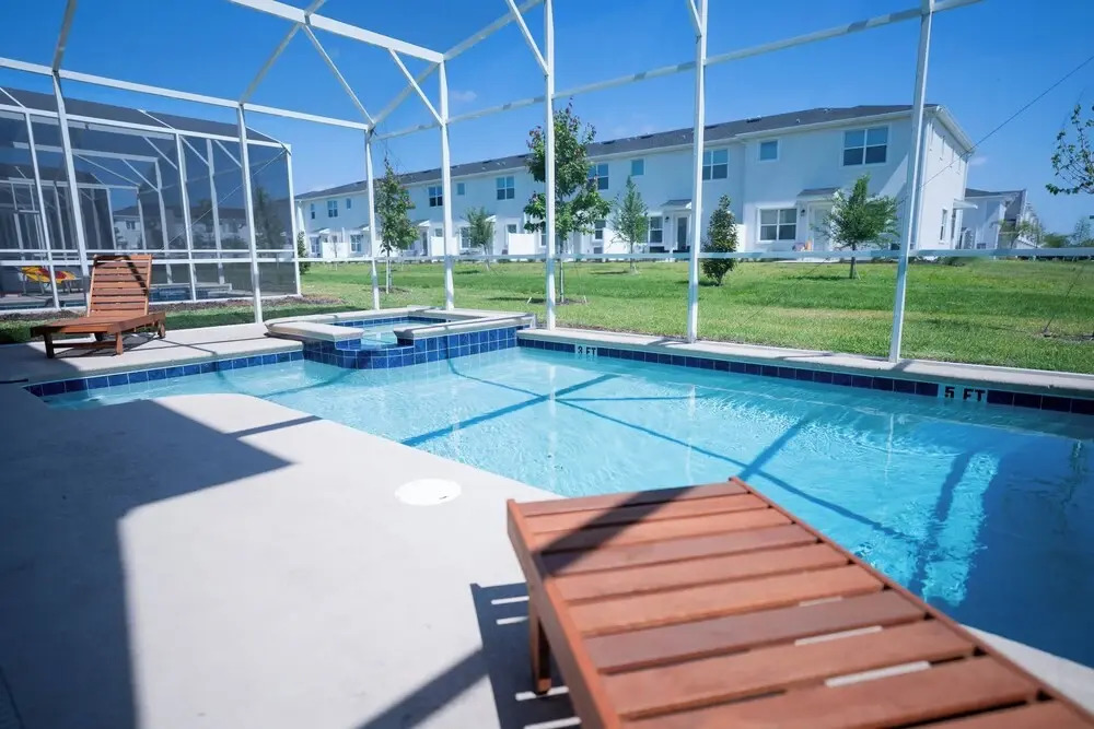 6BR Family at Champions Gate Pool Game Room