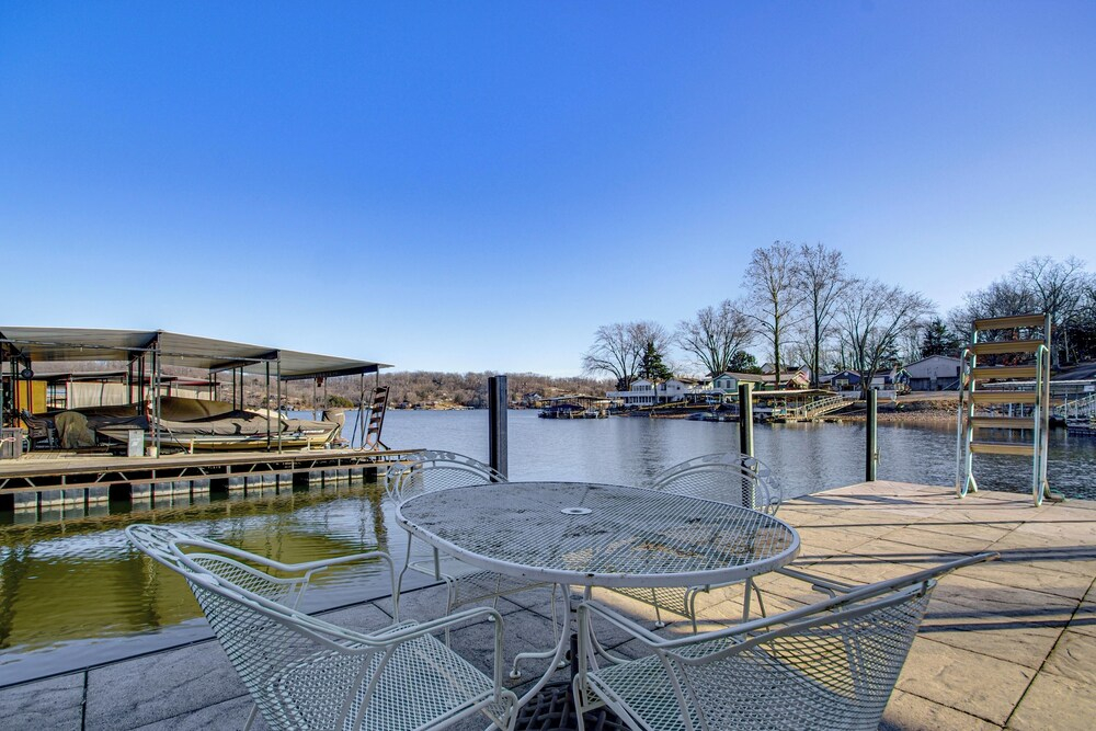 Private Dock & Bar: Pet-friendly Lake Ozark Home