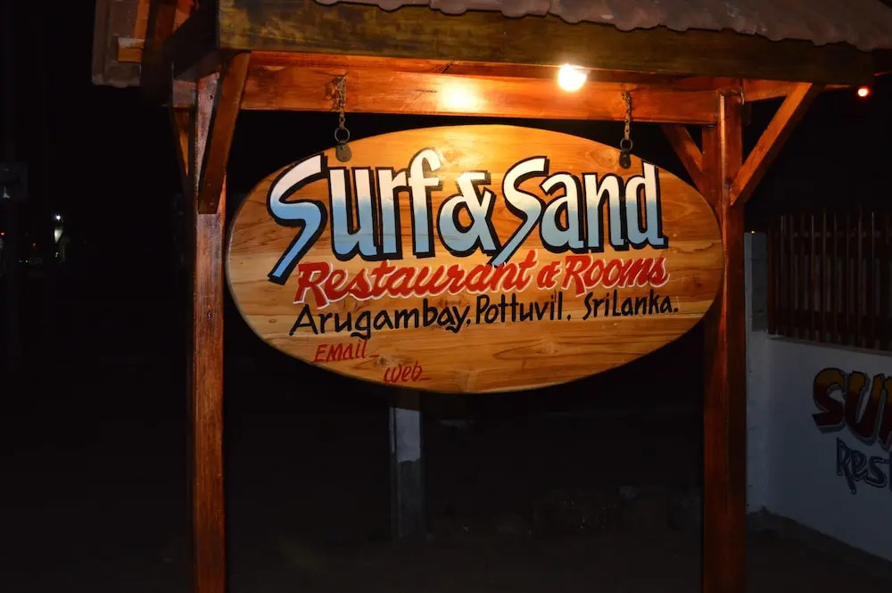 SURF & SAND Hotel Arugambay