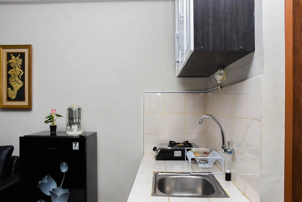 Homey and Modern 2BR at Lagoon Apartment near Shopping Center