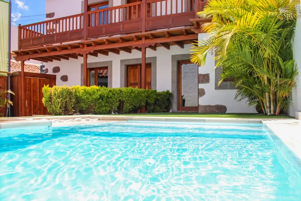 Casa rural con piscina privada en Santa Lucía