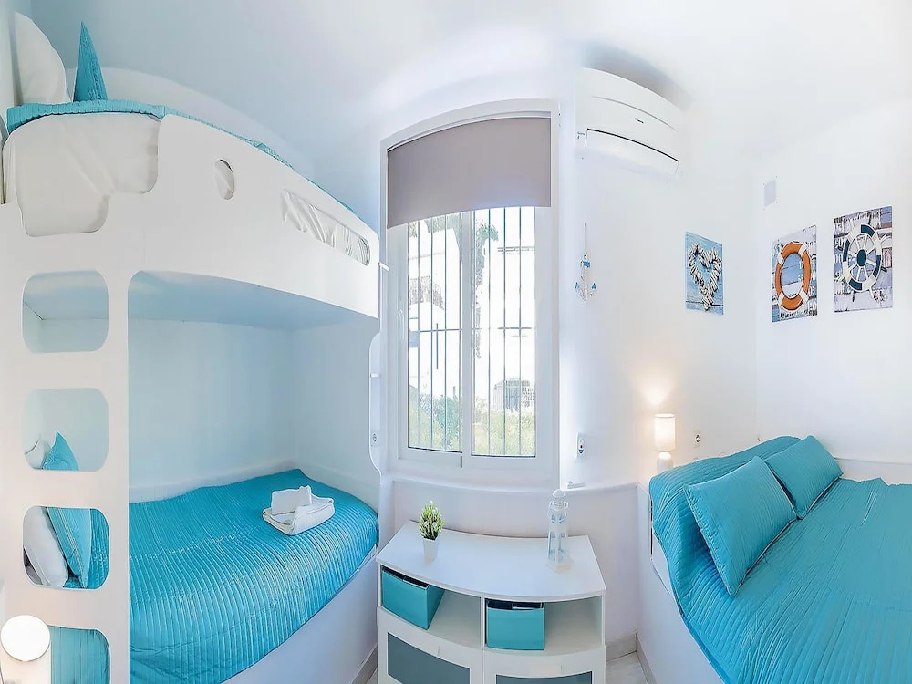 Dona Lola Micaela  Beach front duplex apartment with open sea and beach views located between Marbella and Fuengirola CS148