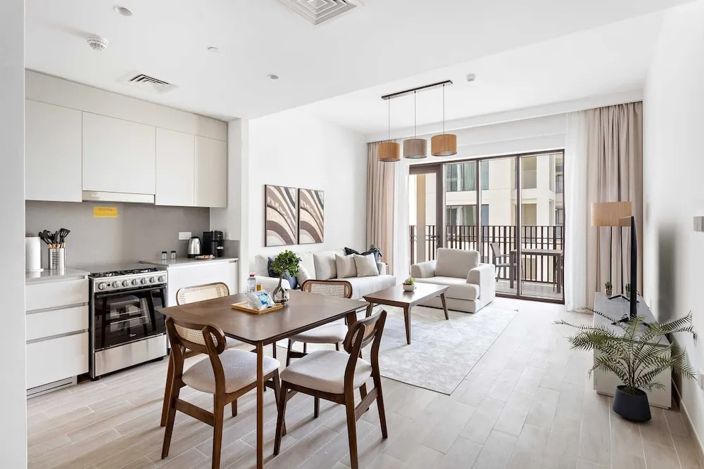 Silkhaus Stylish 1bdr With Pool Balcony Dubai Creek Harbour