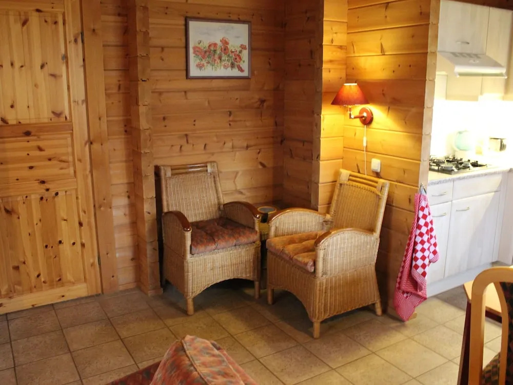 Finnish, Wooden Bungalow With Microwave, Near the Forest
