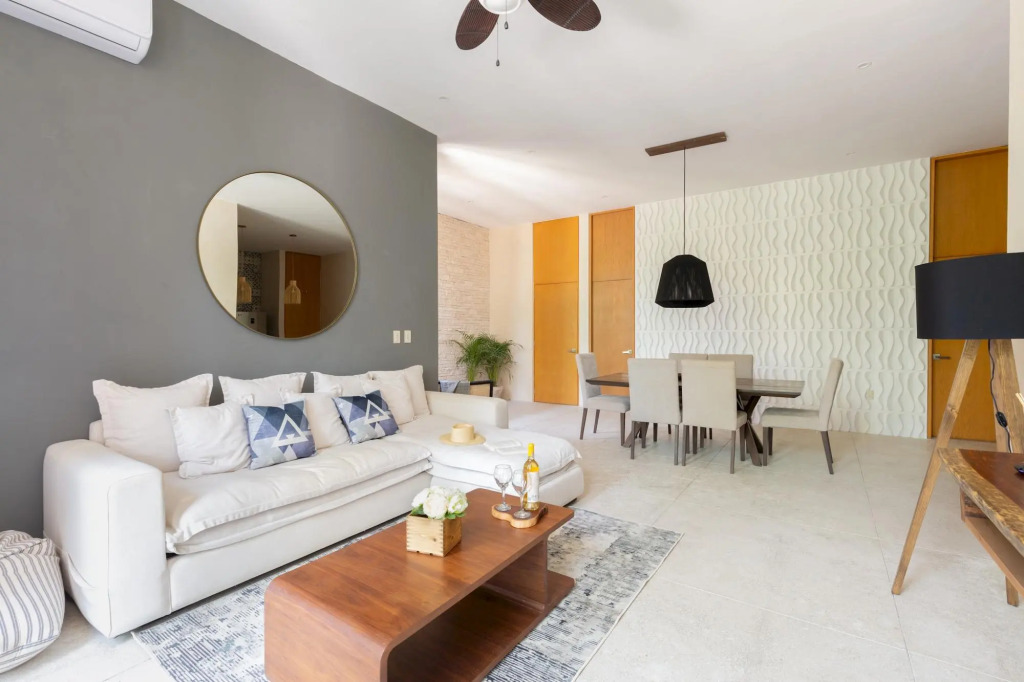 Beautiful Spacious 3BR Aldea Zama Best Wifi Great Facilities