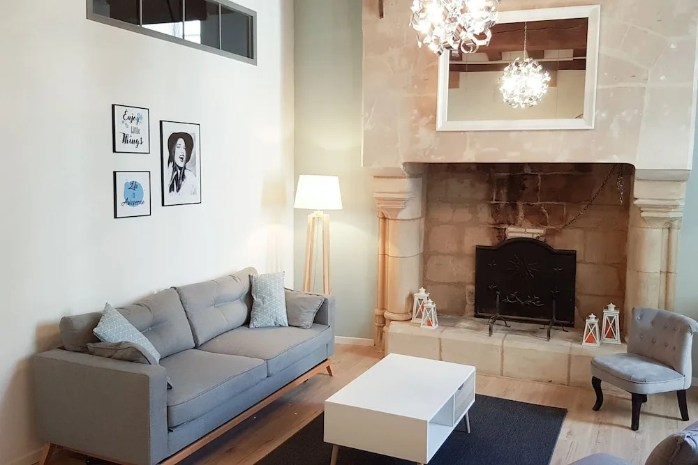 Grand T2 Vieux Tours Immeuble historique