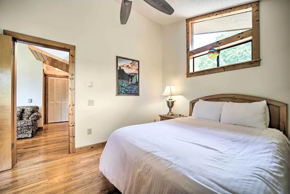 Mountain Views & Deck: Spacious Bryson City Home!