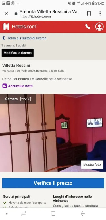 Apartment With 2 Bedrooms in Scano Al Brembo, With Enclosed Garden and