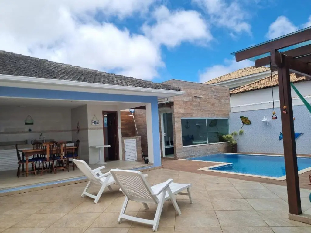 Casa Azul - Linda casa Familiar com Piscina no Peró em Cabo Frio
