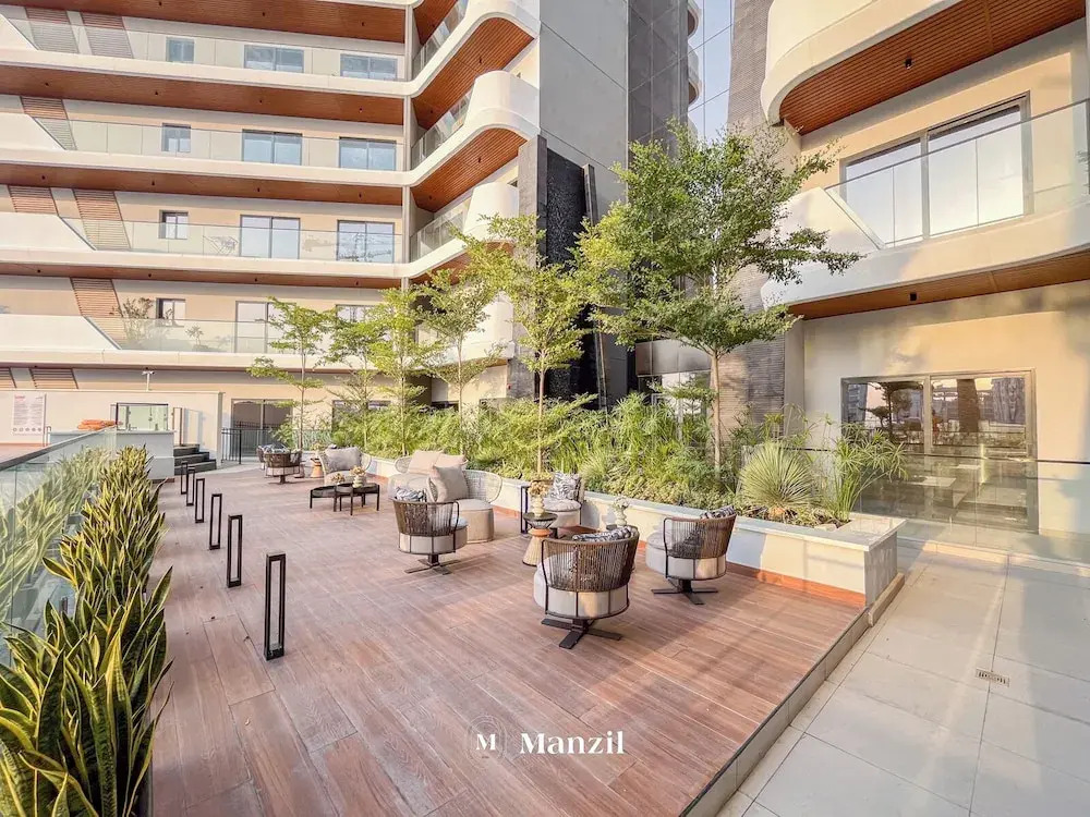 Manzil - 1BR in Arjan with City Views
