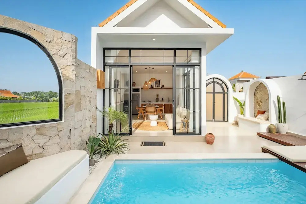 Villa Amra Pererenan by Orivista, Rice Field View