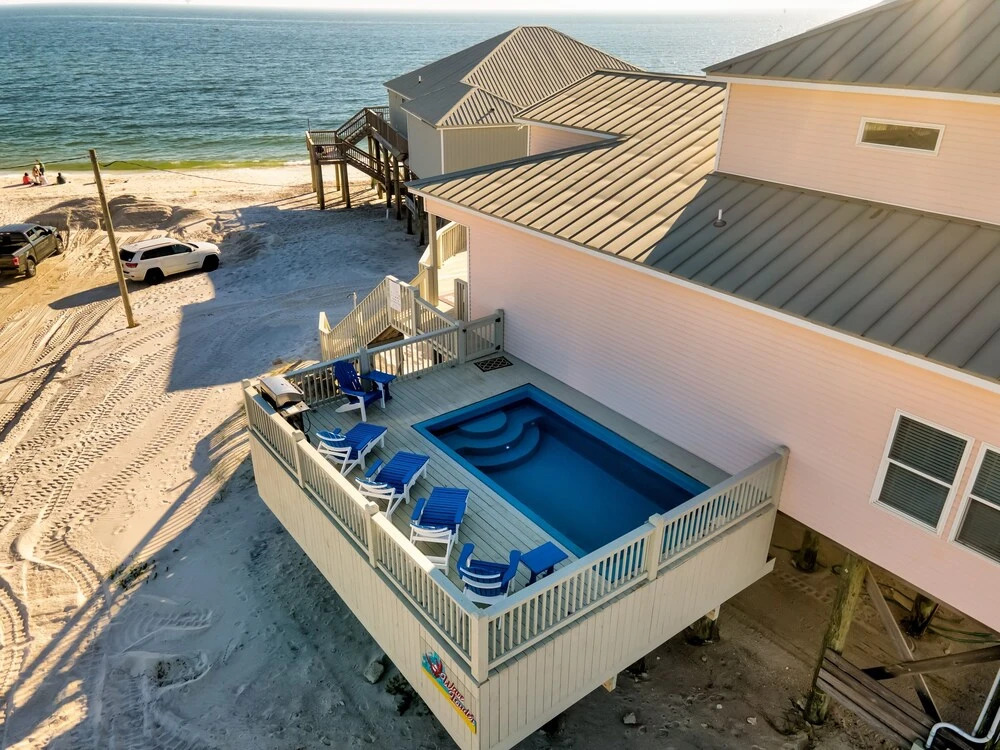 Wave Louder - Gulf View Beach House With New Private Heated Pool! Pet Friendly! 5 Bedroom Home by RedAwning
