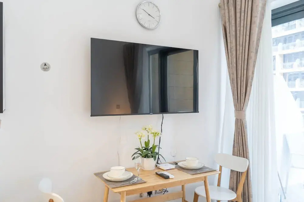 Peaceful Studio in Azizi Riviera 38 With Pool View