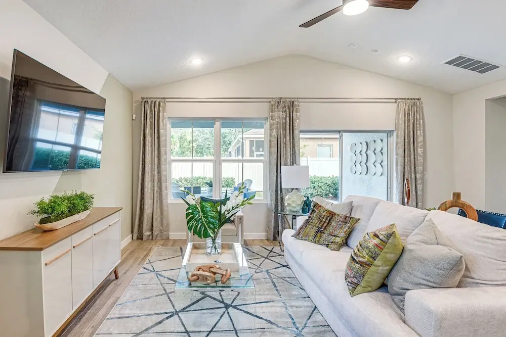 8 Mi to Beach! Stylish Palm Coast Home w/ Patio