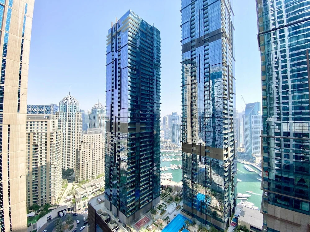 Luxury 2BR Apartment with partial Marina views