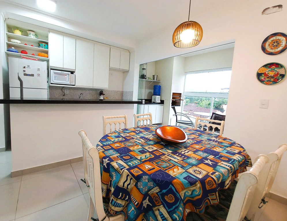 500 metros da Orla Itaguá em Ubatuba - Varanda Gourmet/ Wi-fi