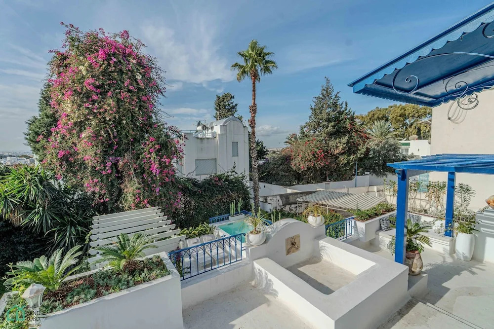 Les Bleus d Amen Heated Pool Blue Villa