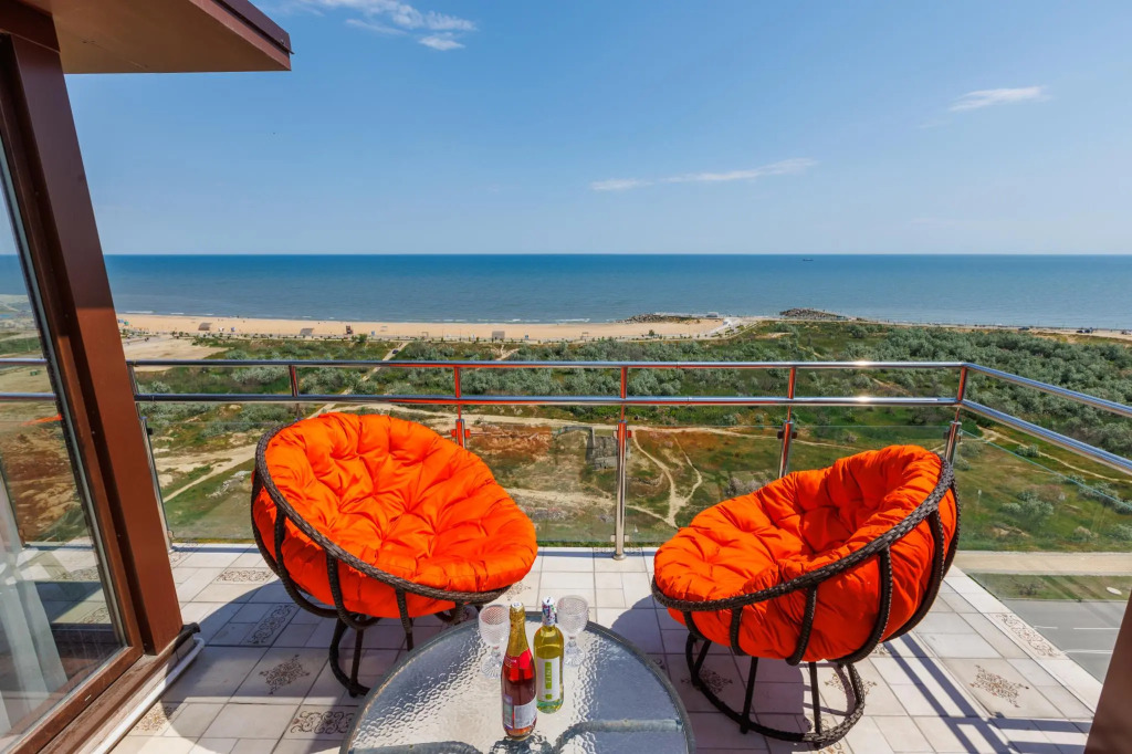 Апартаменты с 2 комнатами с балконом в Tur House
